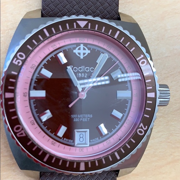 Zodiac Accessories - Zodiac pink brown beautiful watch